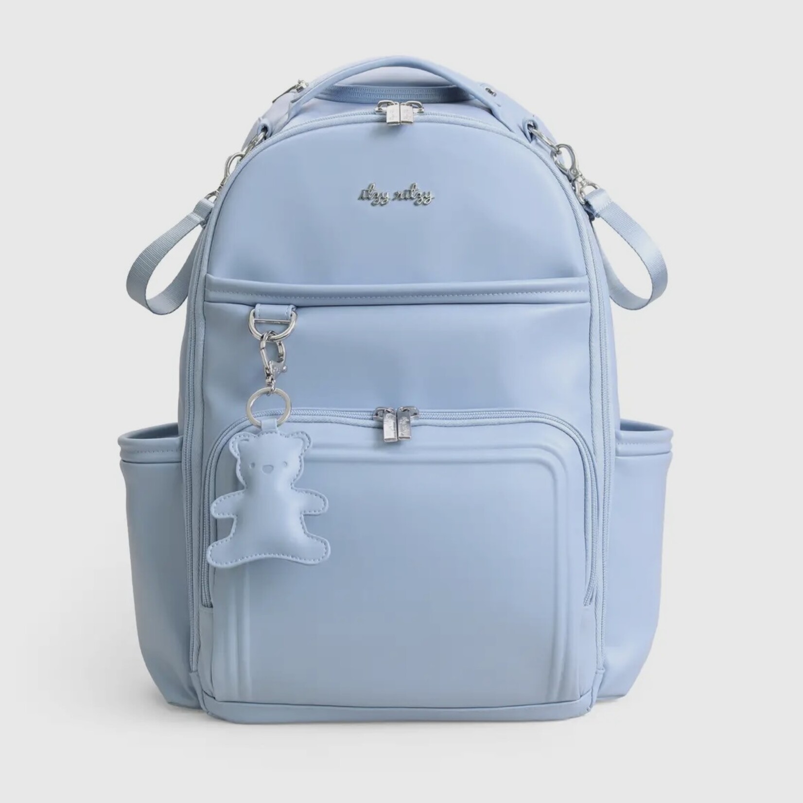 Itzy Ritzy Teddy Blue Boss Plus Diaper Bag Backpack