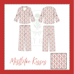Mistletoe Kisses Adult Mommy PJ Set