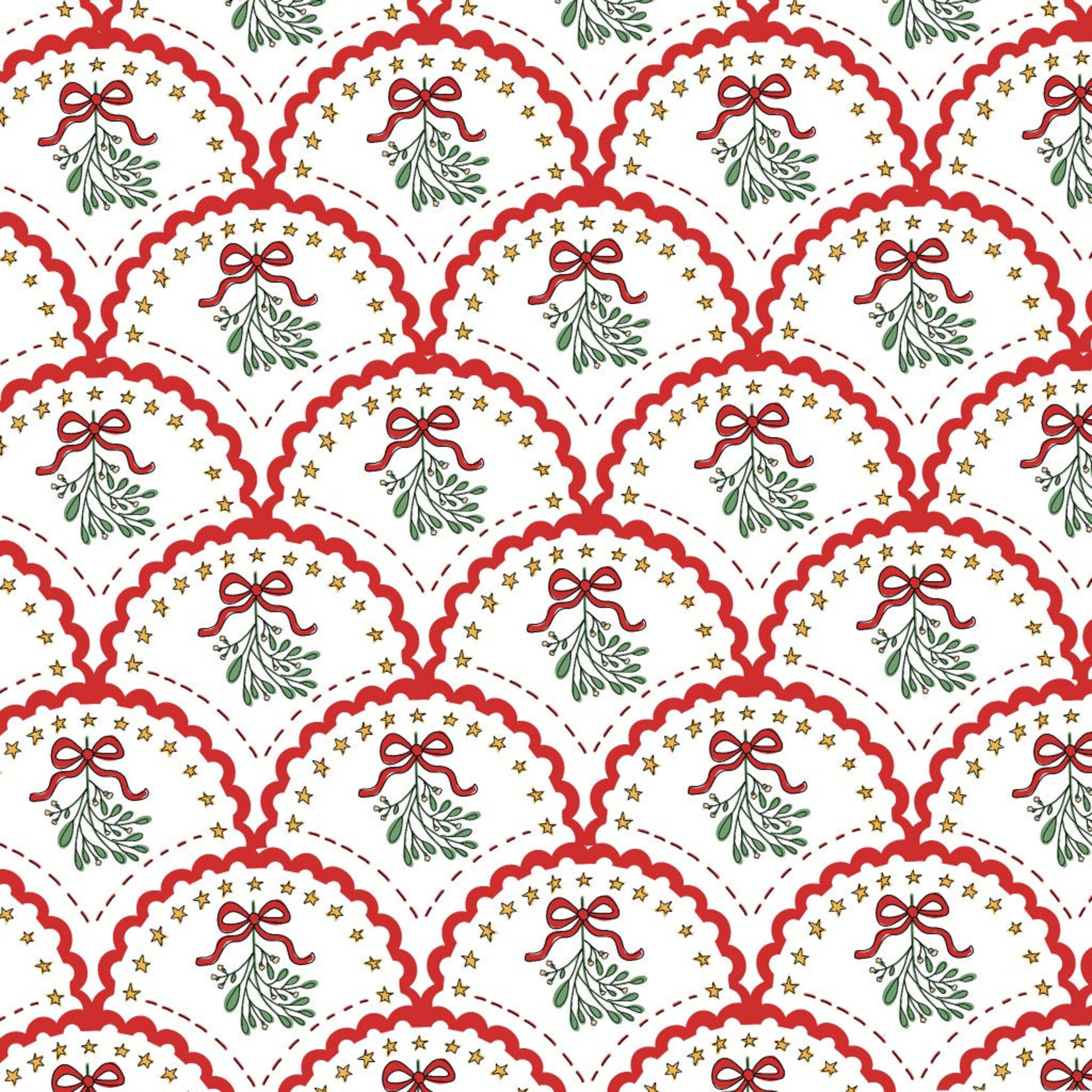 Elly & E Mistletoe Kisses Adult Mommy PJ Set