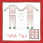 Elly & E Mistletoe Kisses Bamboo PJ Set