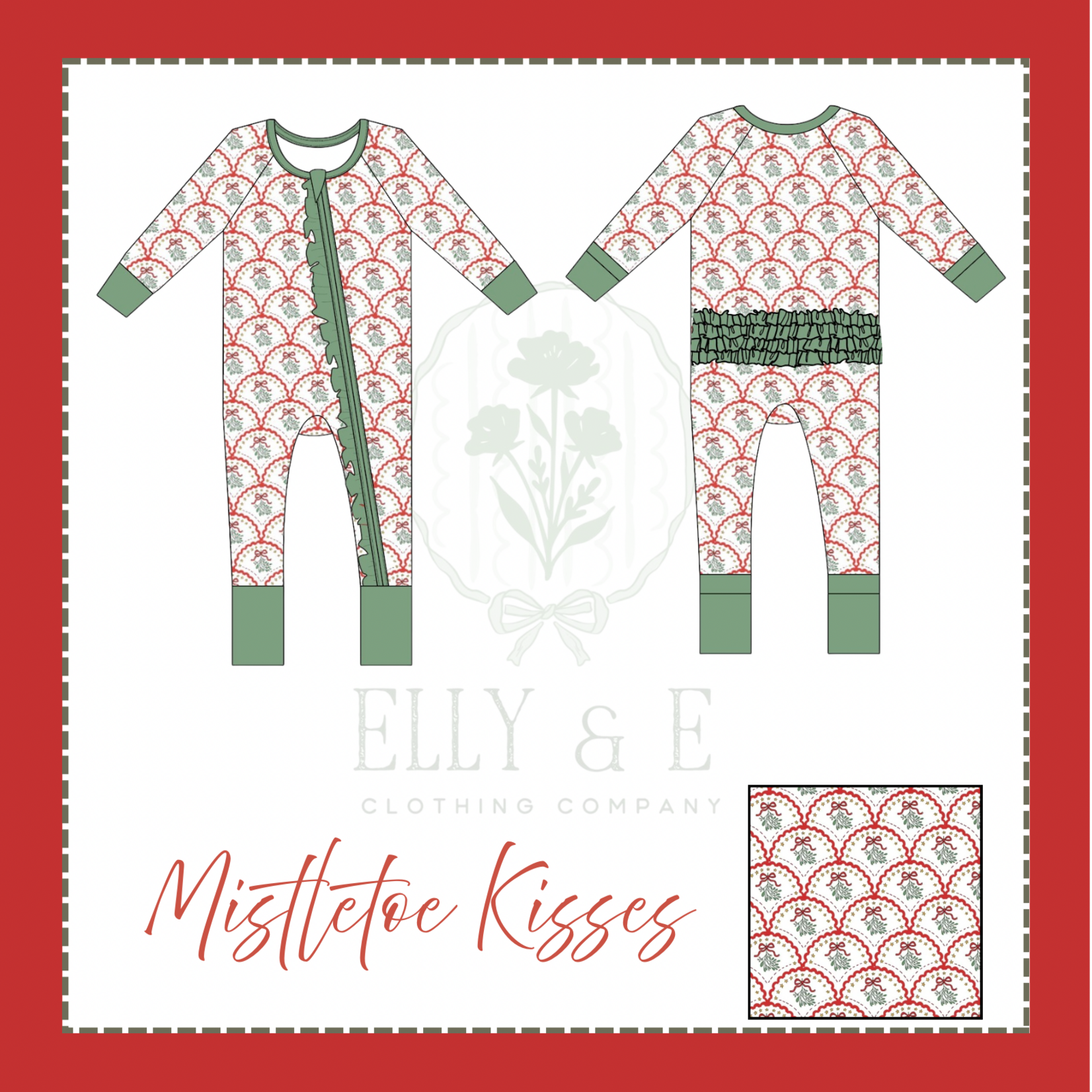 Elly & E Mistletoe Kisses Zippy