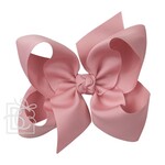 6.5" Mauve Grosgrain Bow