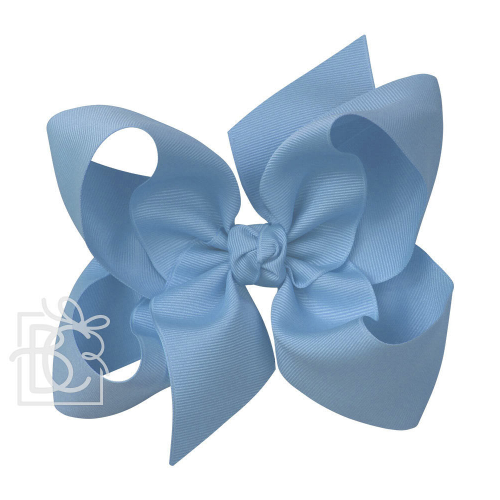 6.5" French Blue Grosgrain Bow