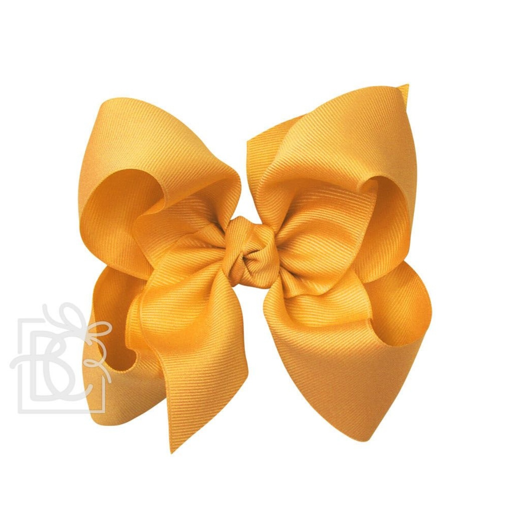 5.5" Grosgrain Bow Old Gold
