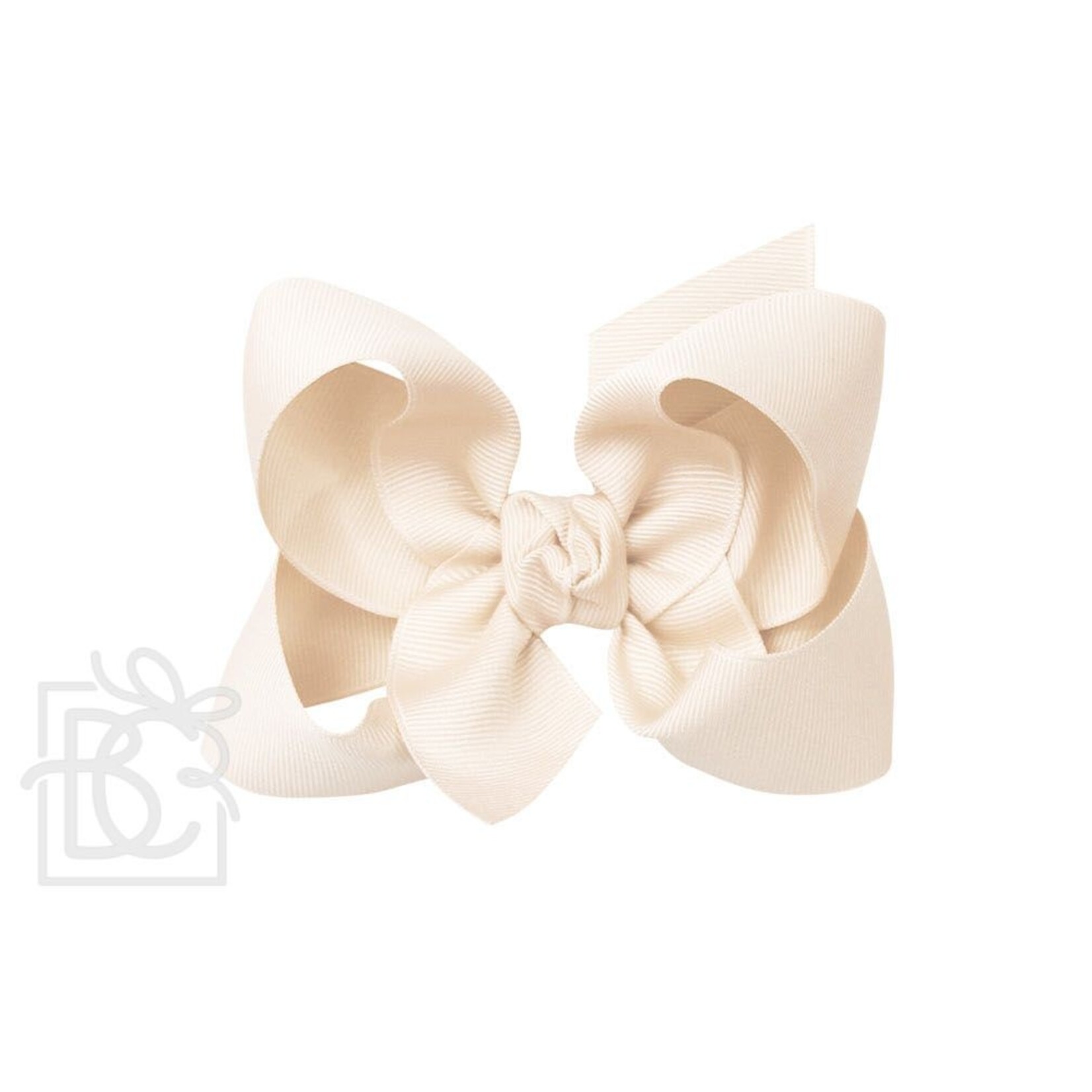 4.5" Nude Grosgrain Bow