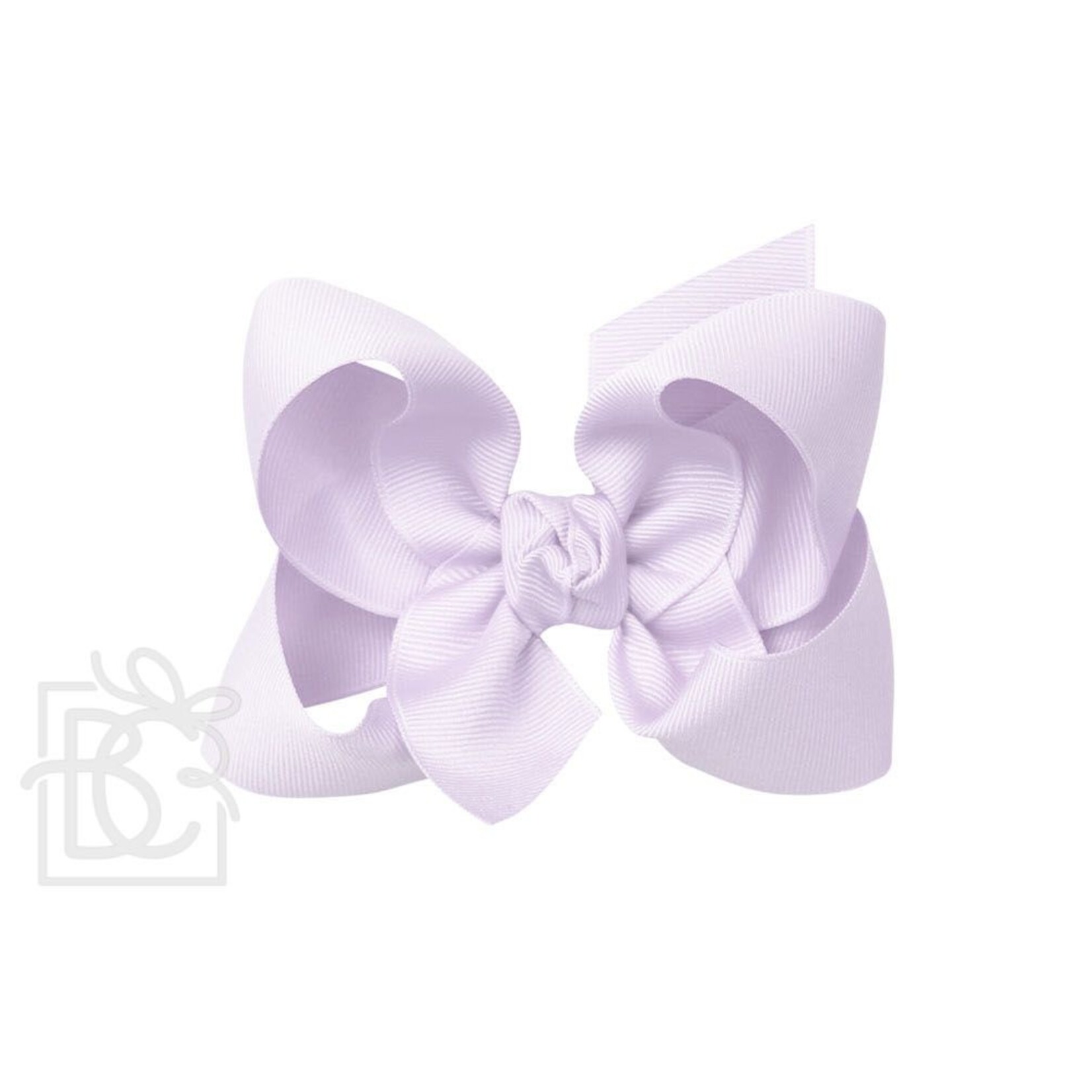 4.5" Powder Orchid Grosgrain Bow