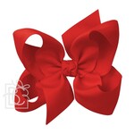 6.5" Grosgrain Bow Red