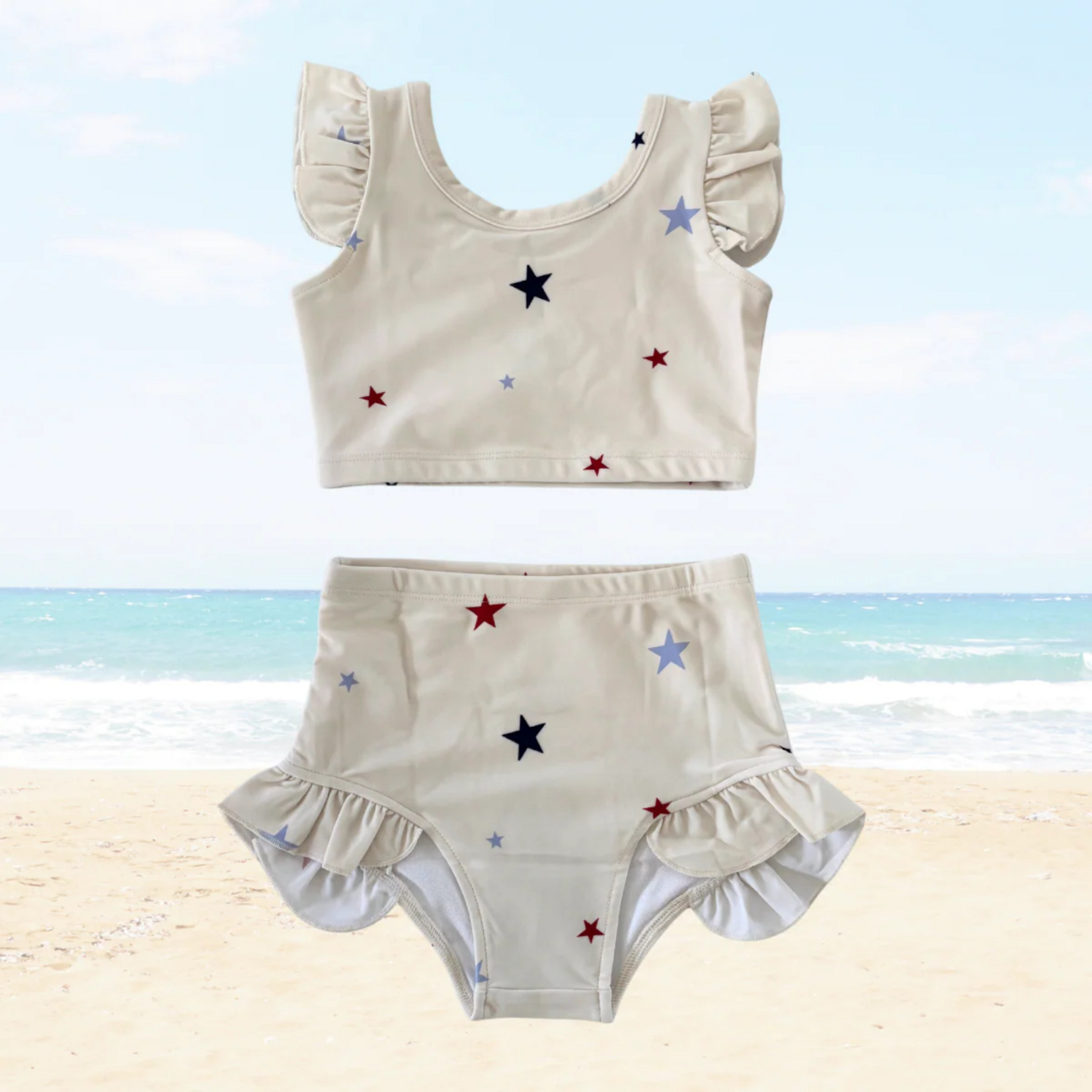Sweet P Baby Little Fireworks Flutter Bikini