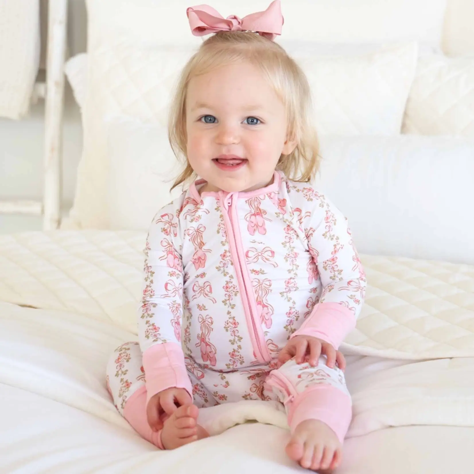 Caden Lane Ballet Blossoms Romper