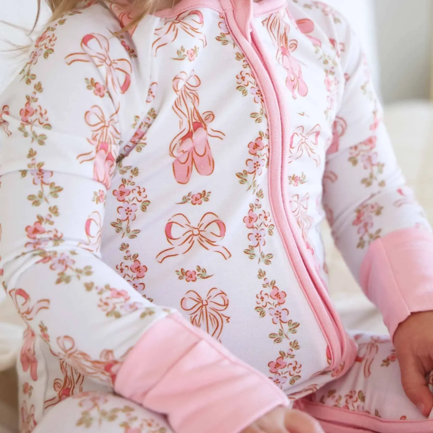 Caden Lane Ballet Blossoms Romper