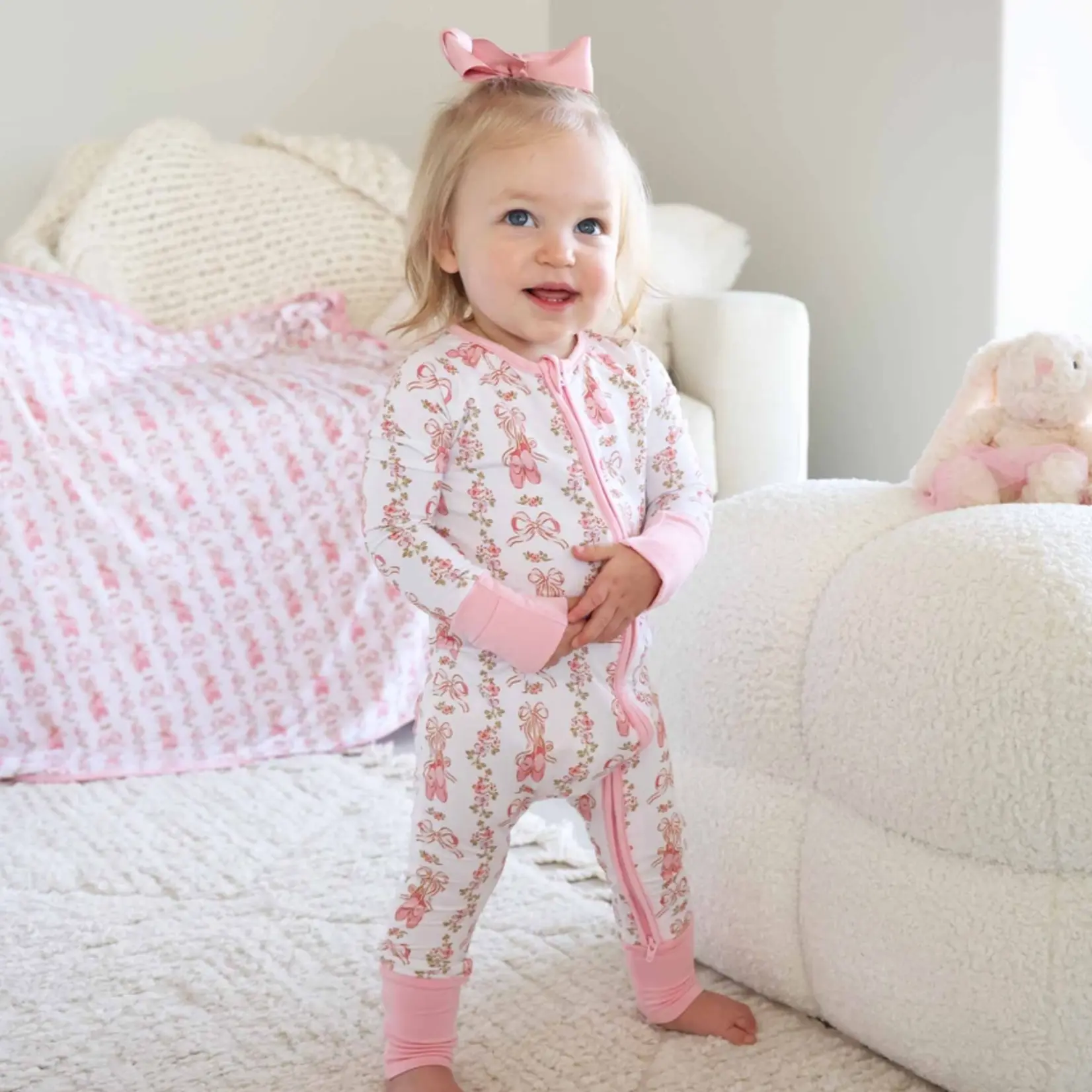 Caden Lane Ballet Blossoms Romper