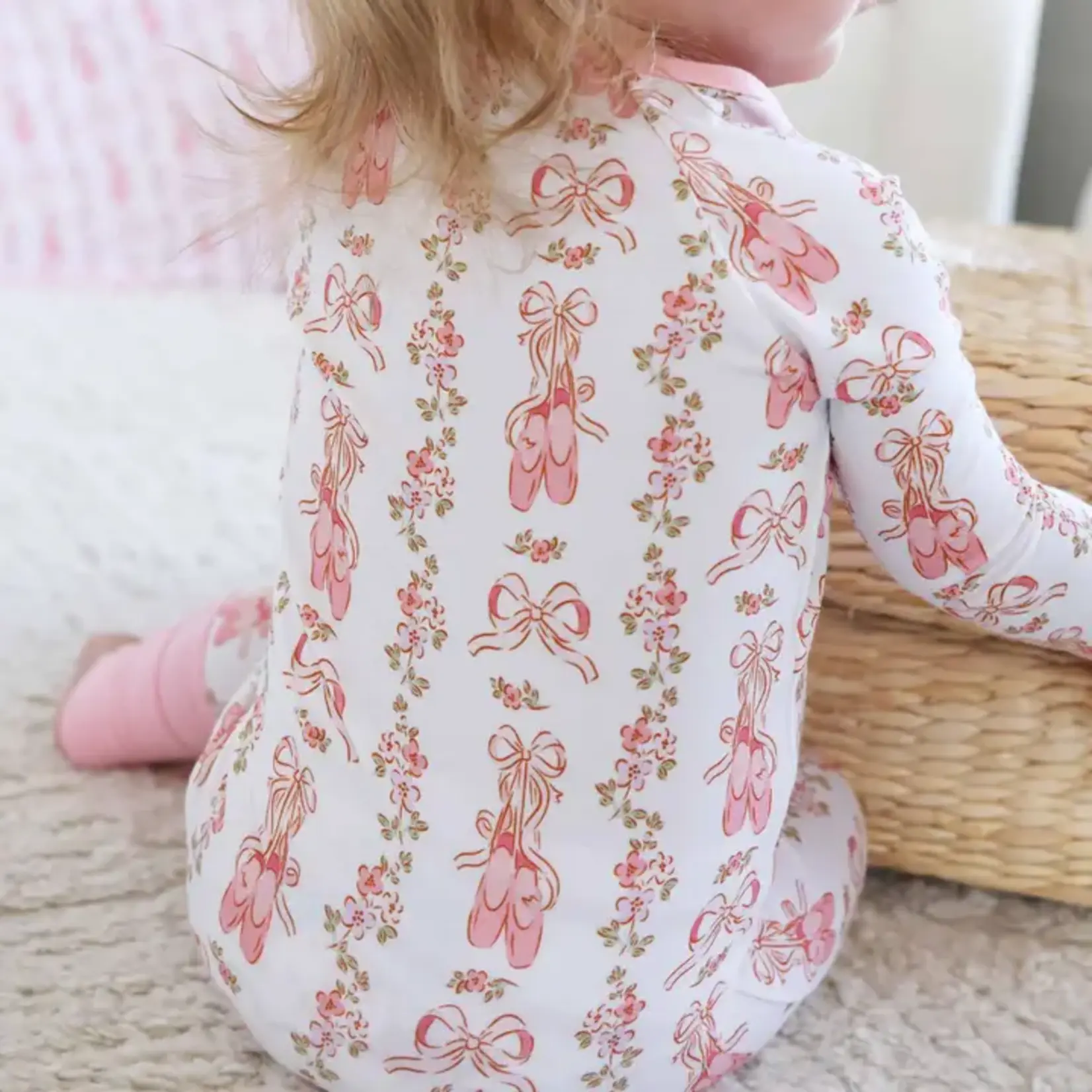 Caden Lane Ballet Blossoms Romper