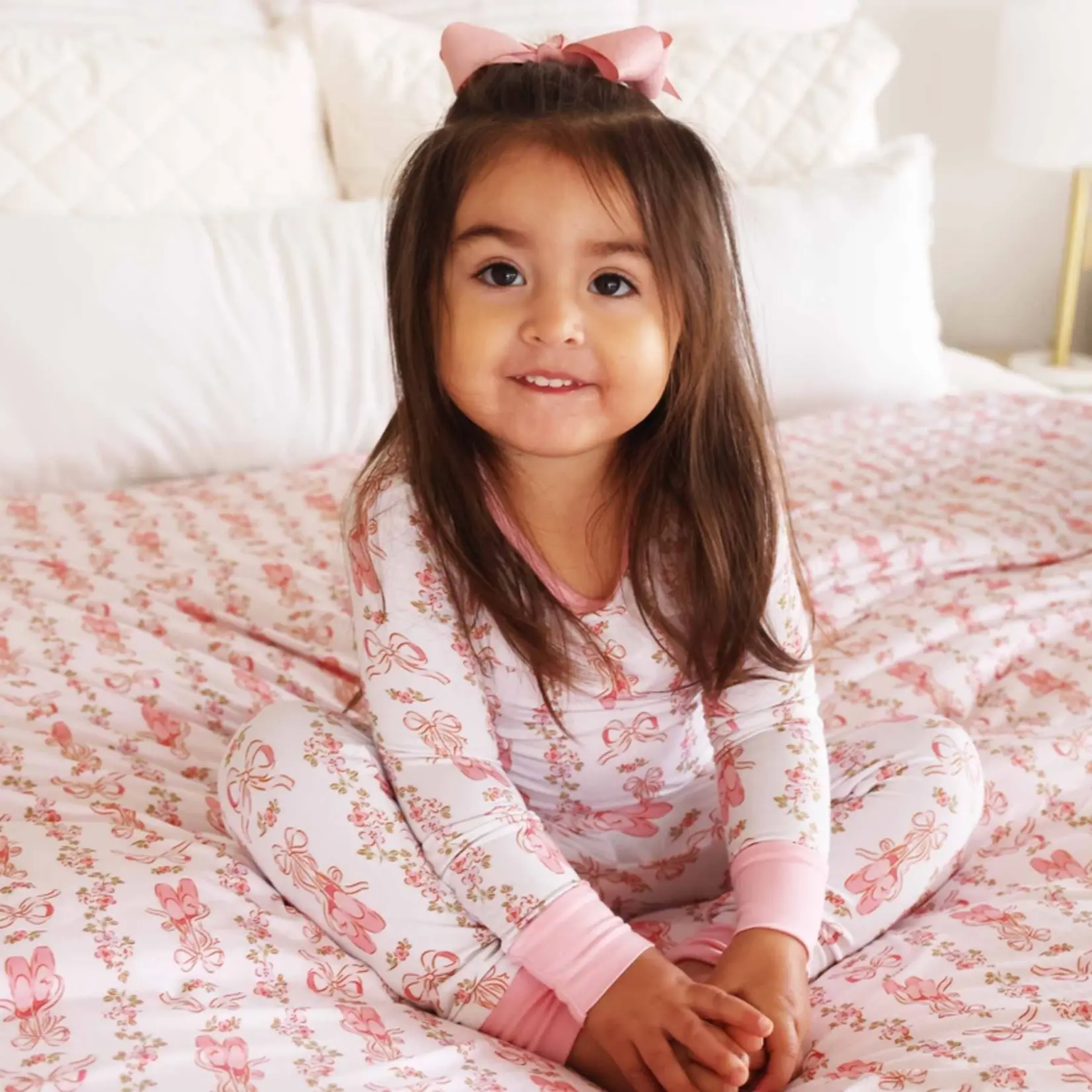 Caden Lane Ballet Blossoms PJ Set