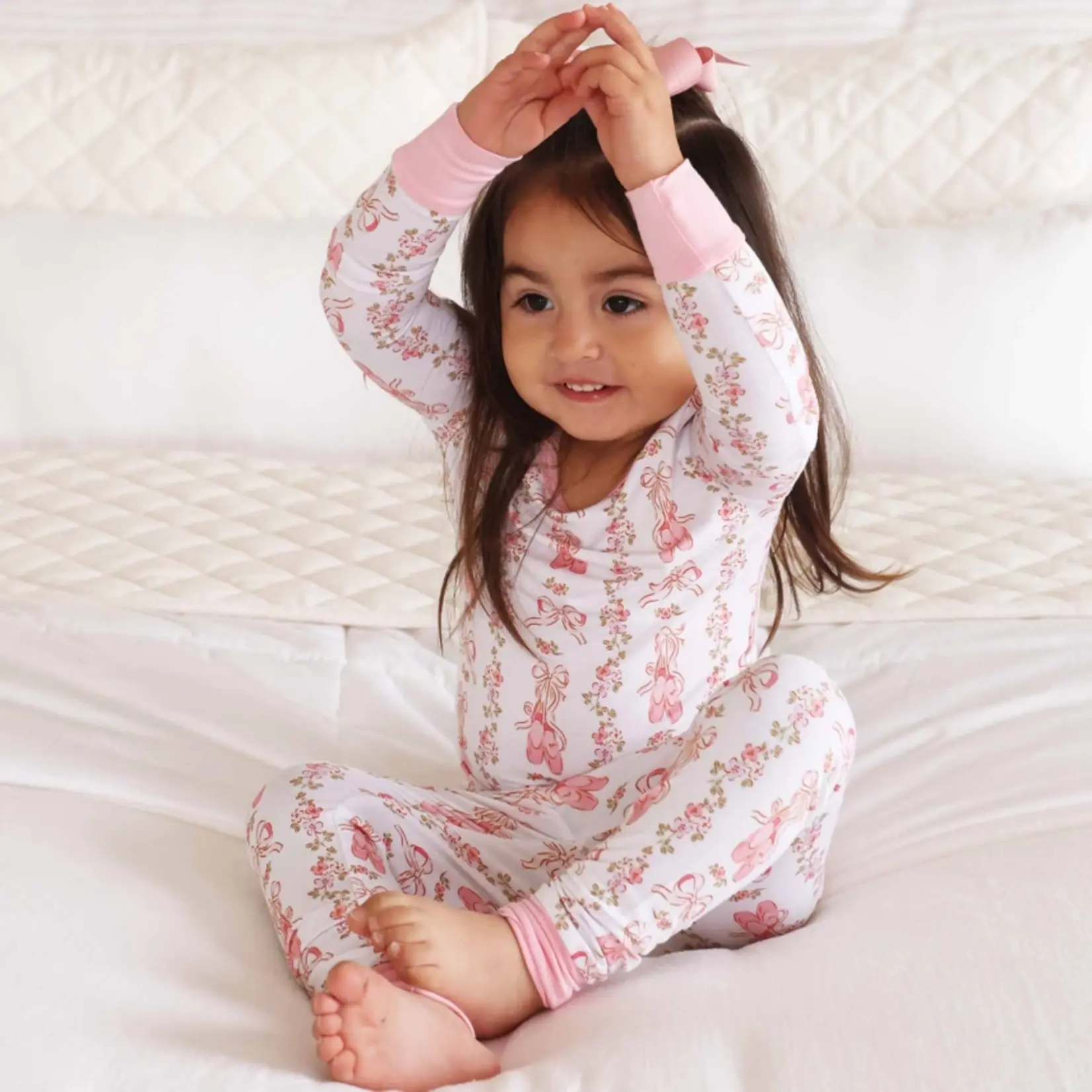 Caden Lane Ballet Blossoms PJ Set