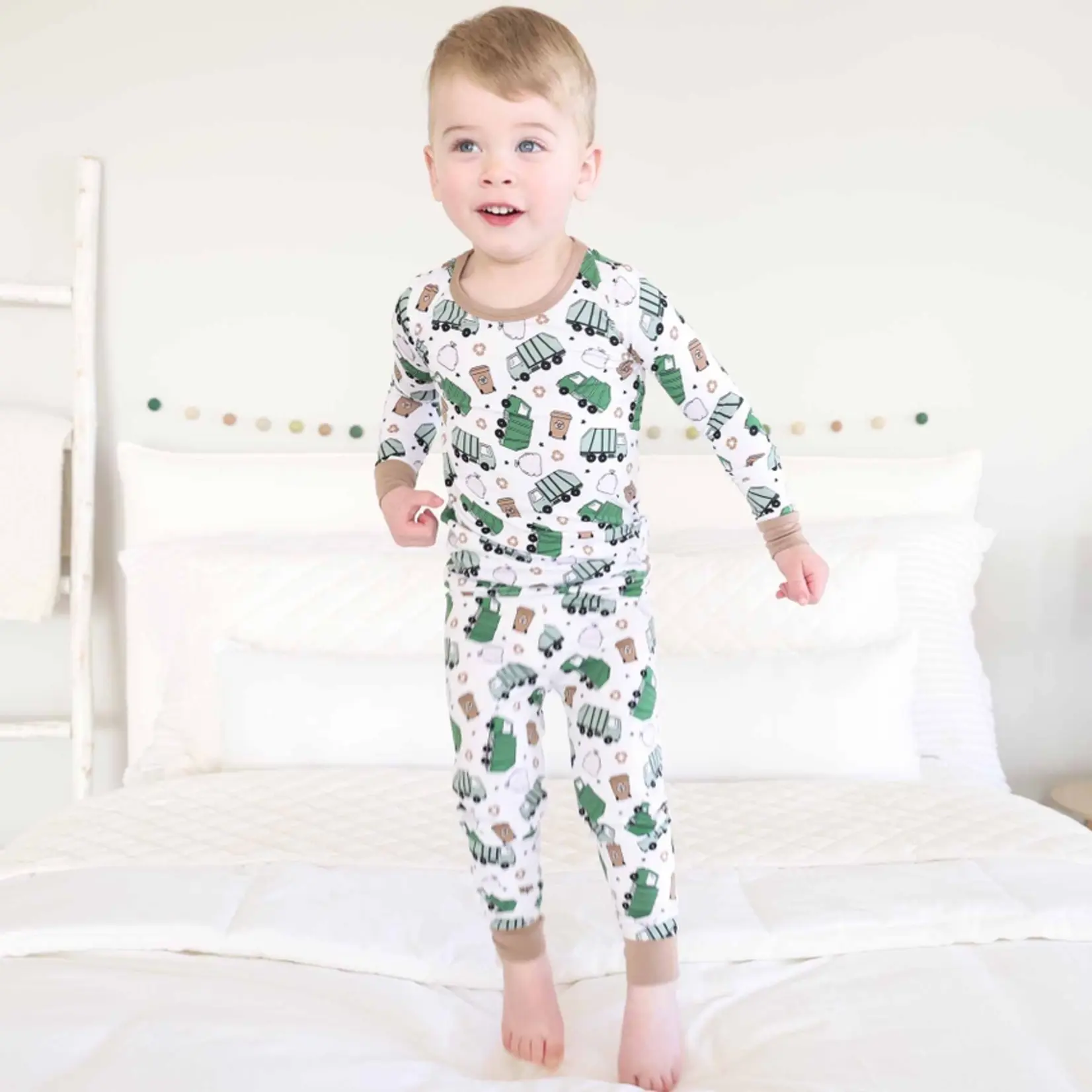 Caden Lane Clean Up Crew PJ Set