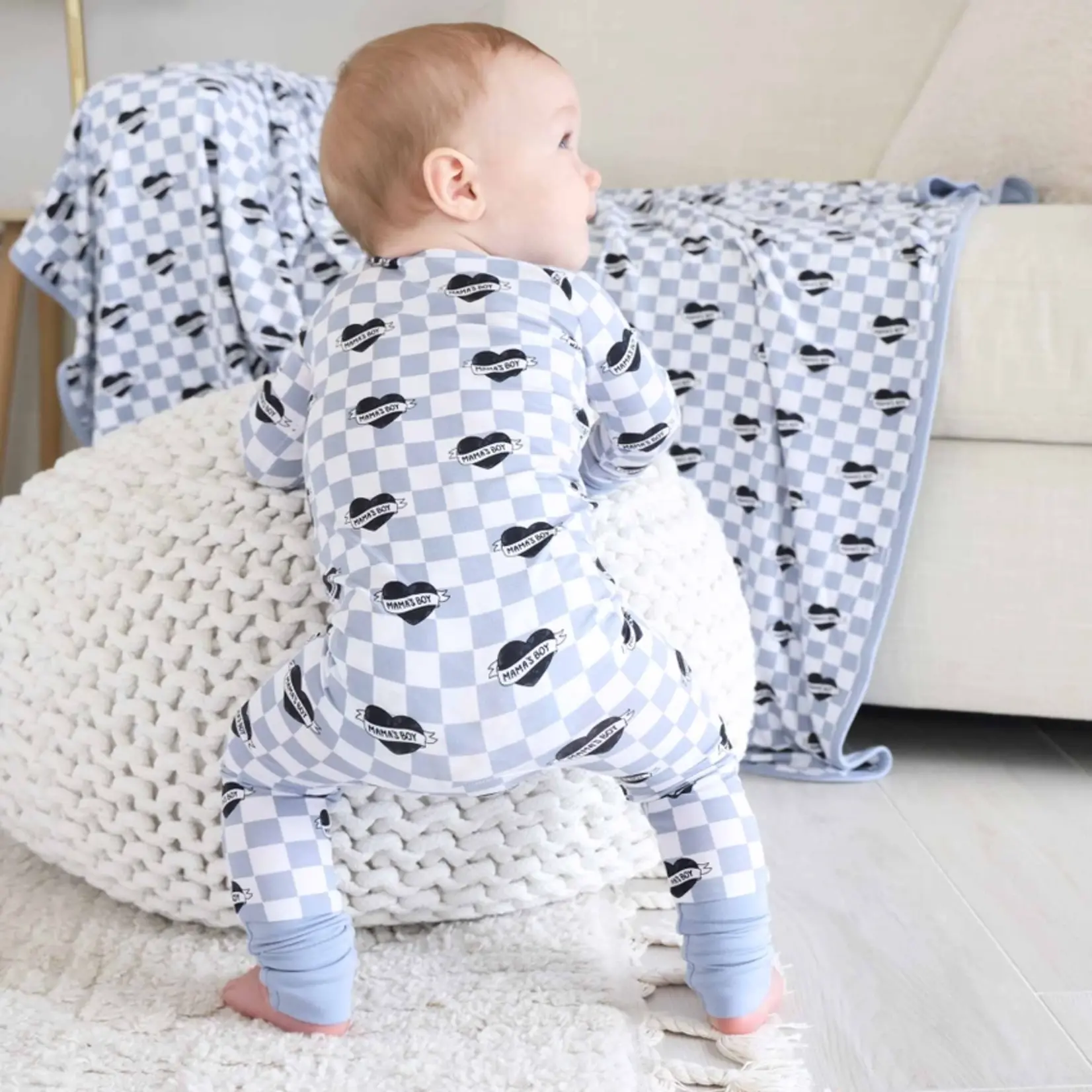 Caden Lane Mama's Boy Romper