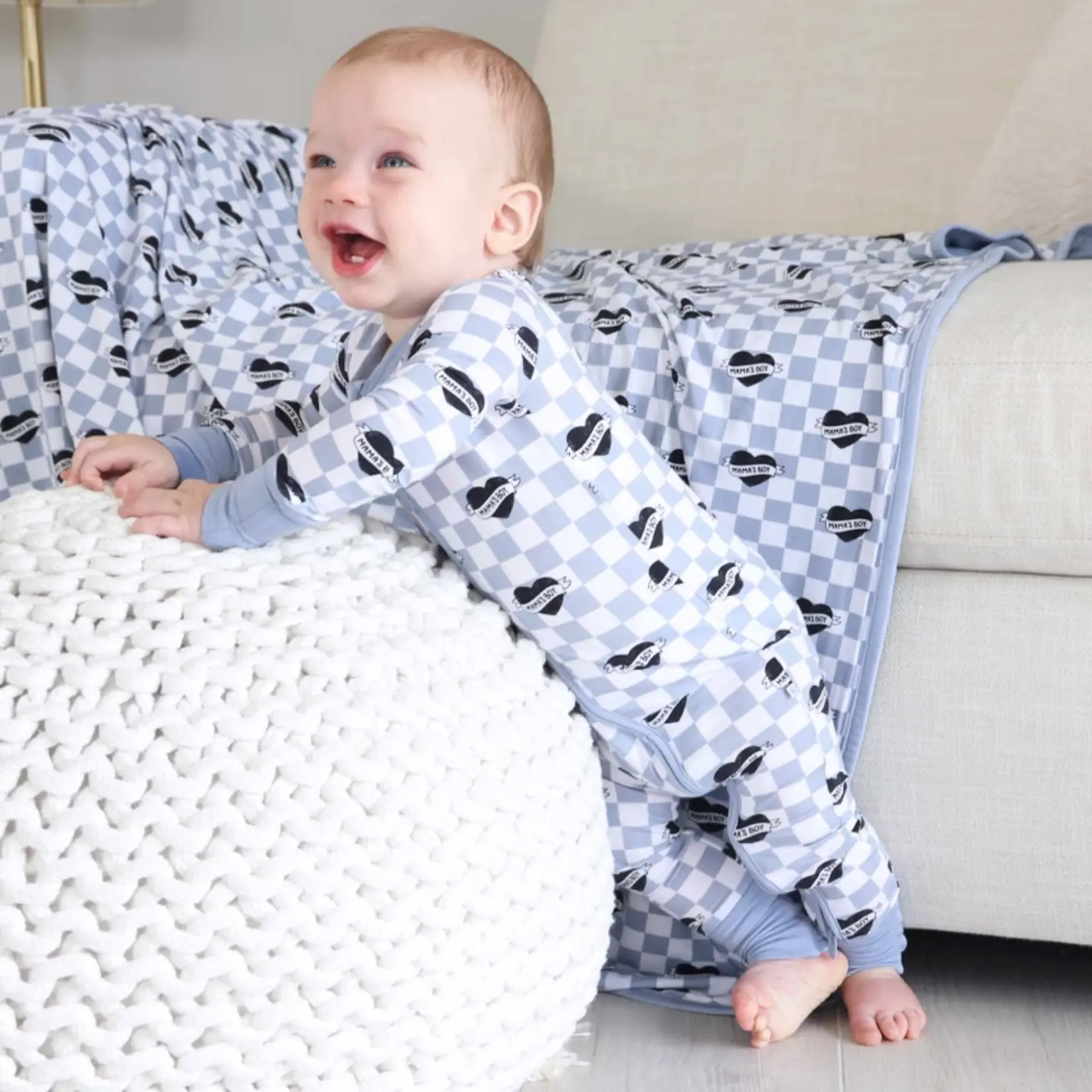 Caden Lane Mama's Boy Romper