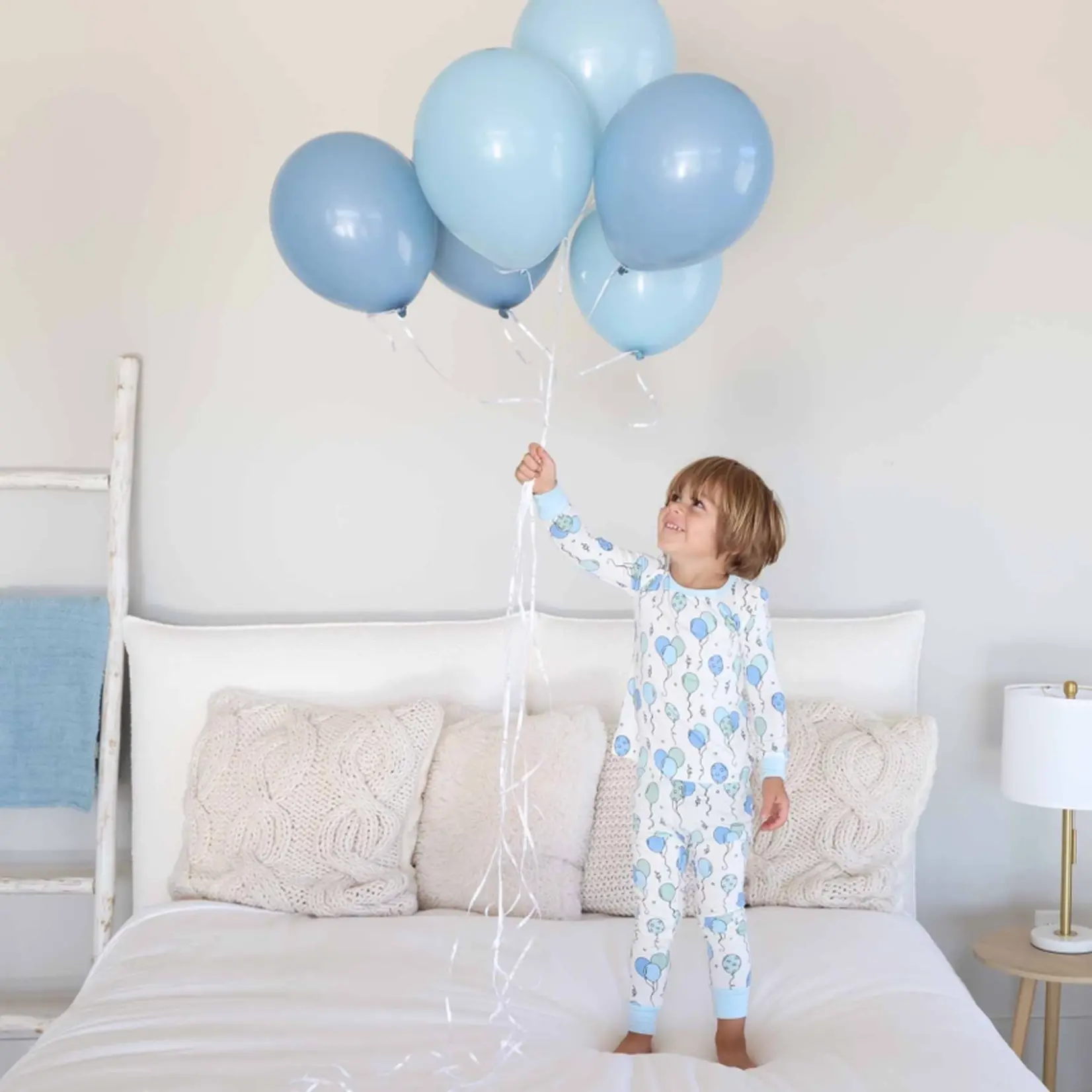 Caden Lane Party Time Blue PJ Set