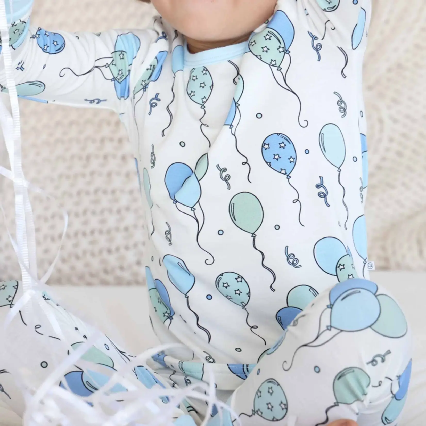 Caden Lane Party Time Blue PJ Set