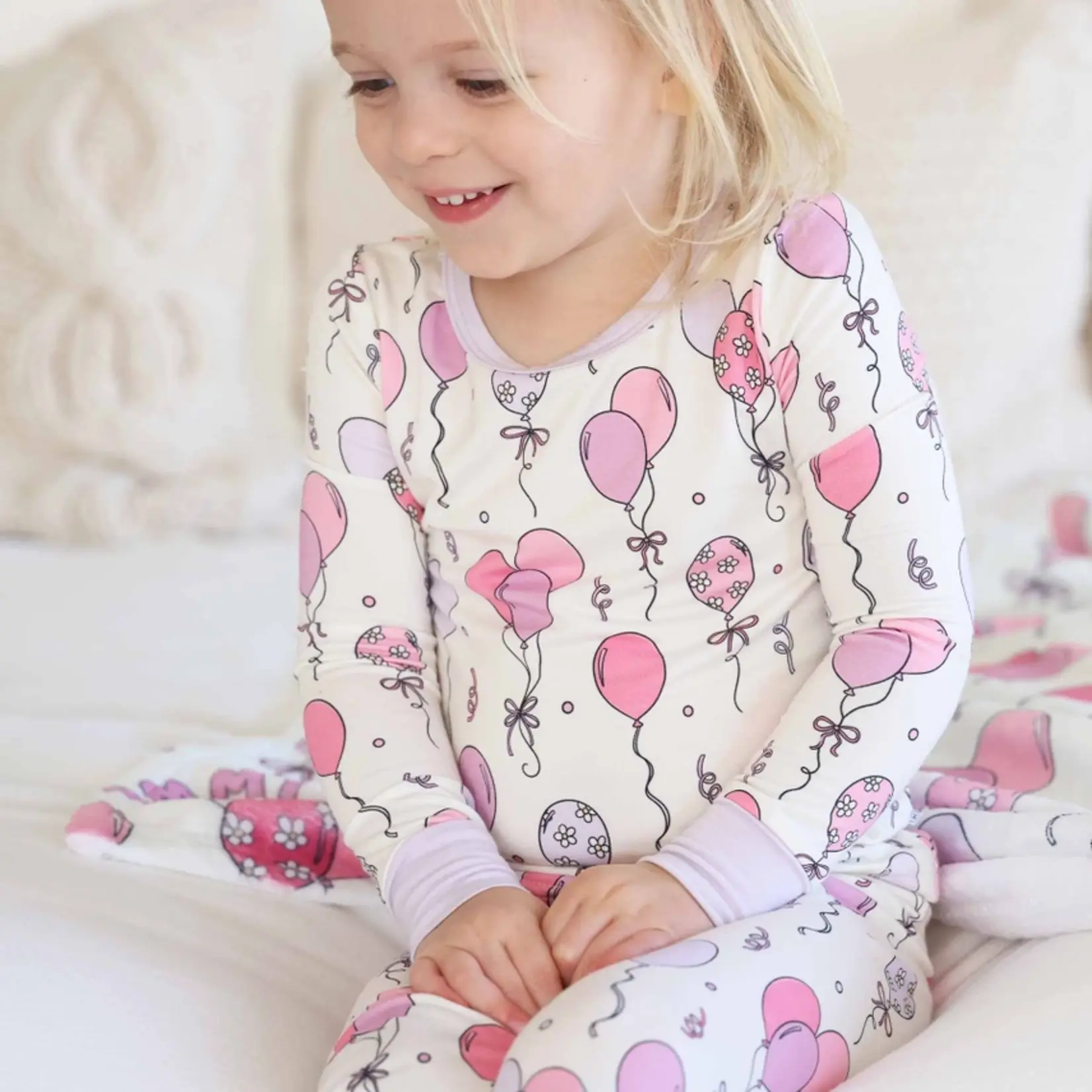Caden Lane Party Time Pink PJ Set