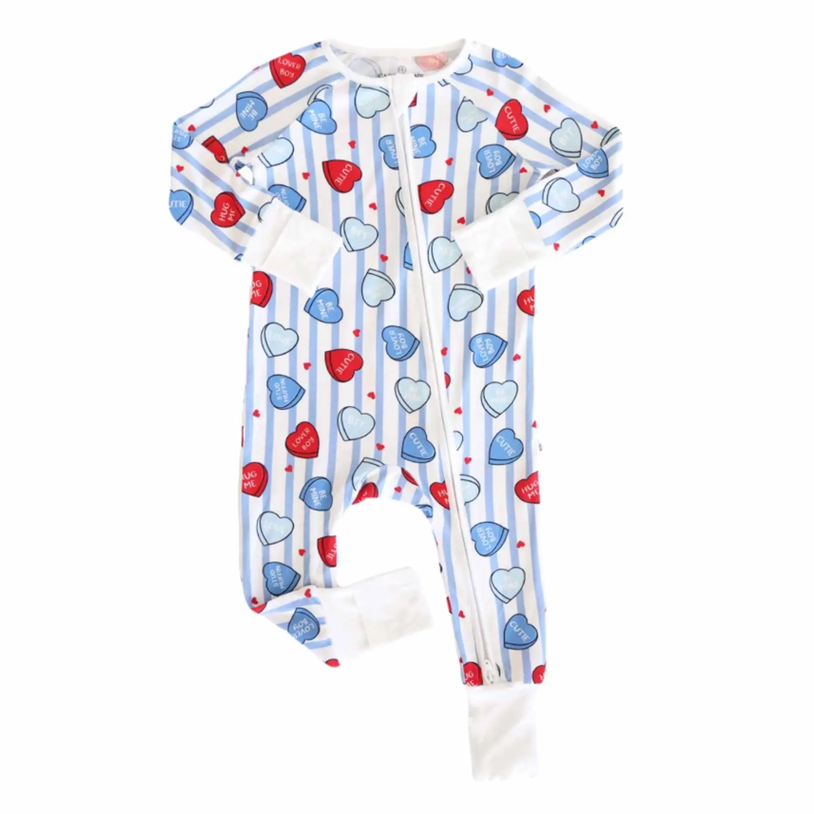 Caden Lane Sweet Like Candy Blue Romper