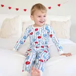 Caden Lane Sweet Like Candy Blue PJ Set (In-Store Only)