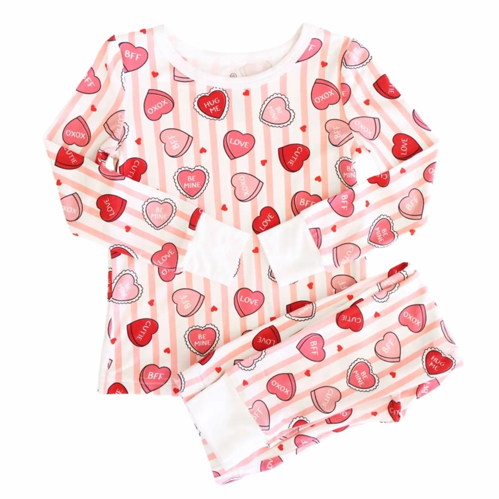 Caden Lane Sweet Like Candy Pink PJ Set