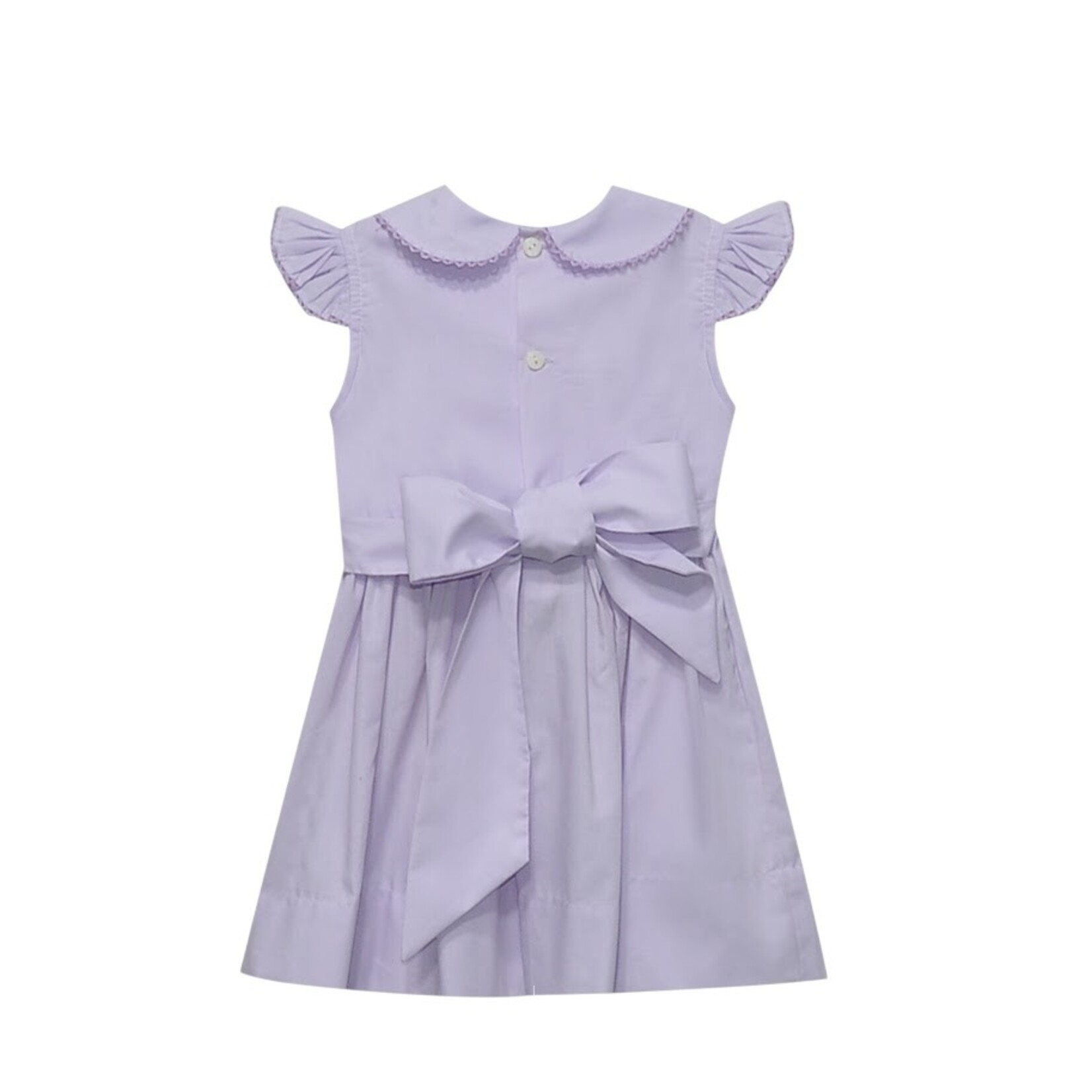 Remember Nguyen Lavender Juliette Smocked Dress