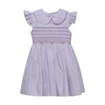 Remember Nguyen Lavender Juliette Smocked Dress
