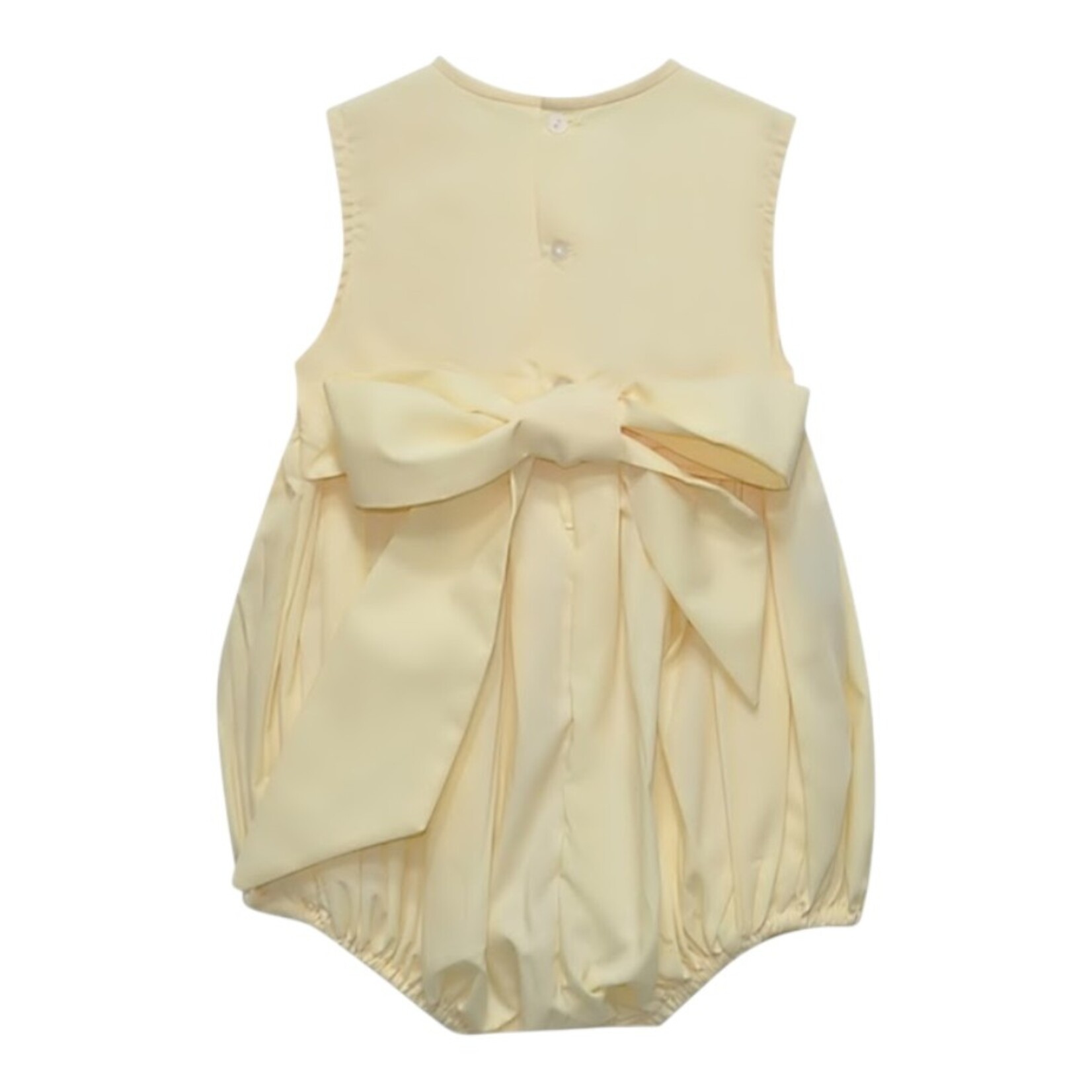 Babysen Maize Lemon Drop Smocked Bubble