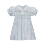 Babysen Blue Lullabies Smocked Heirloom Dress
