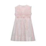 Pink Bunches of Roses Smocked Dress