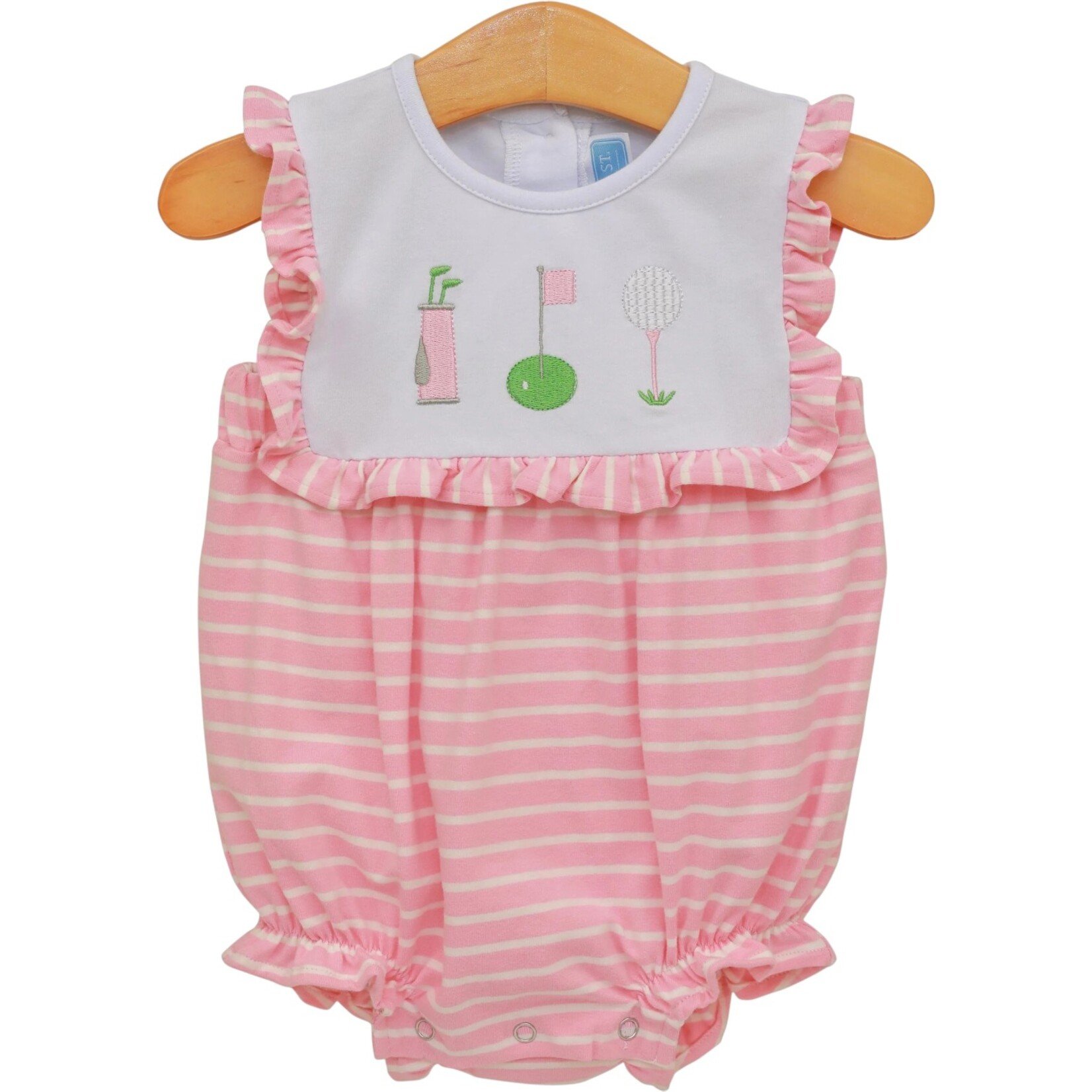 Trotter Street Kids Tee Time Girls Golf Ruffle Bubble