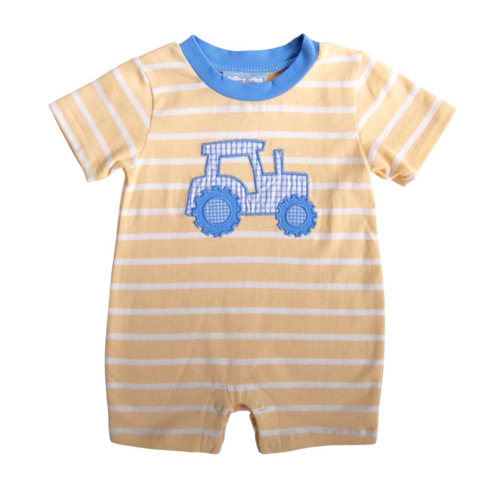 Three Sisters Tractor Boy Romper