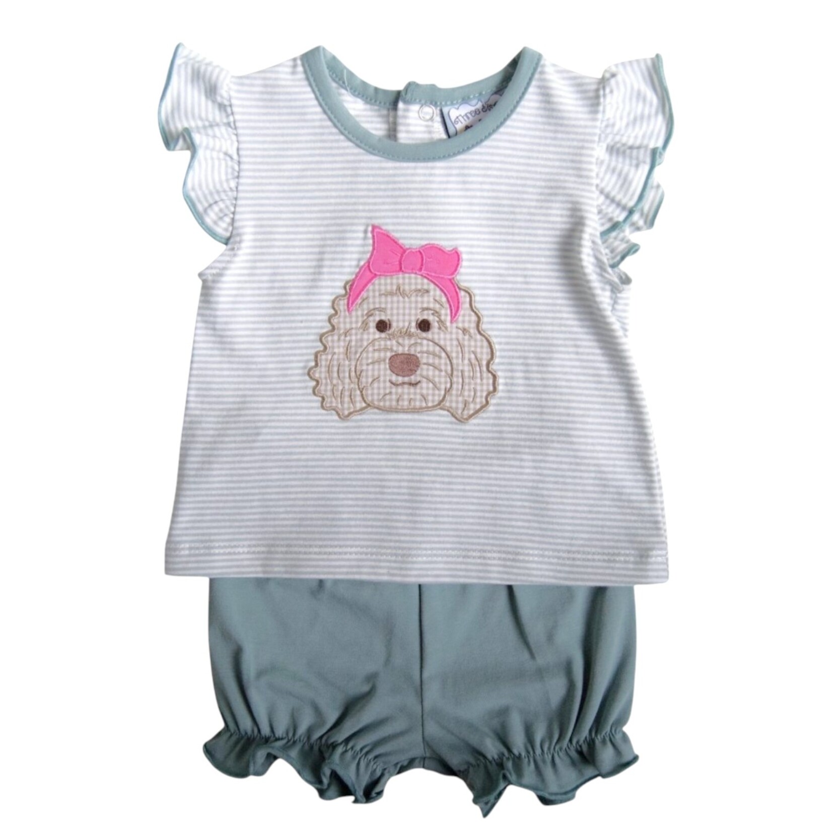Three Sisters Doodle Girl Bloomer Set