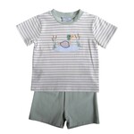 Three Sisters Duck Applique Boy Short Set