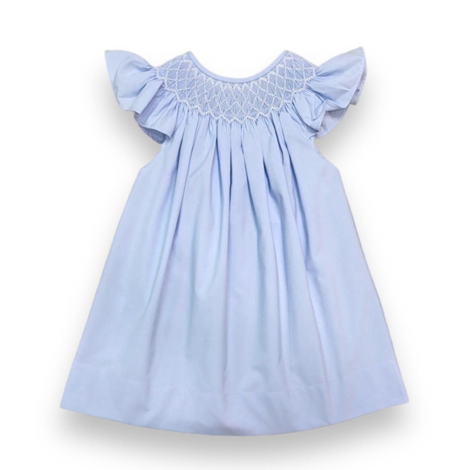 Sweet Dreams Blue Pearl Smocked Dress