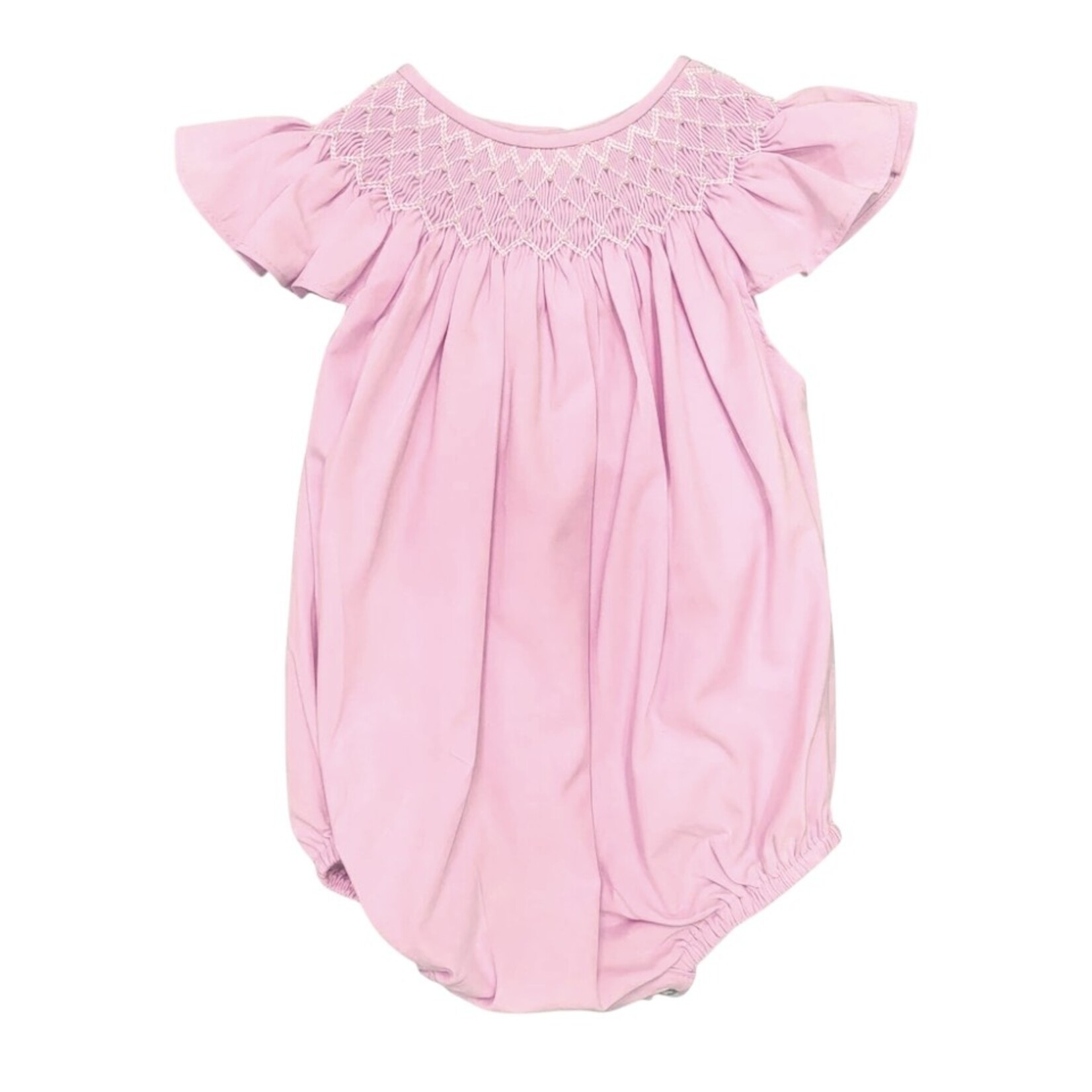 Sweet Dreams Pink Pearl Smocked Bubble
