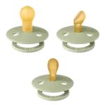 BIBS Try-It Colour Paci 3PK - Sage (Size 1)