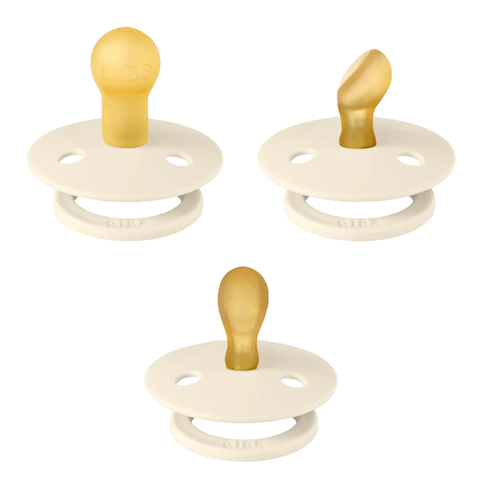 BIBS Try-It Liberty Eloise Paci 3PK - Ivory (Size 1)