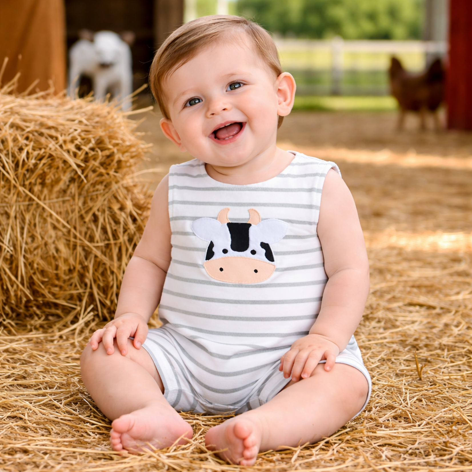 Three Sisters Moo Cow Boy Bubble