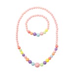 Great Pretenders Pearly Pastel Necklace & Bracelet