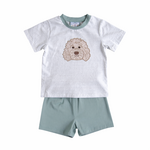 Three Sisters Doodle Boy Short Set