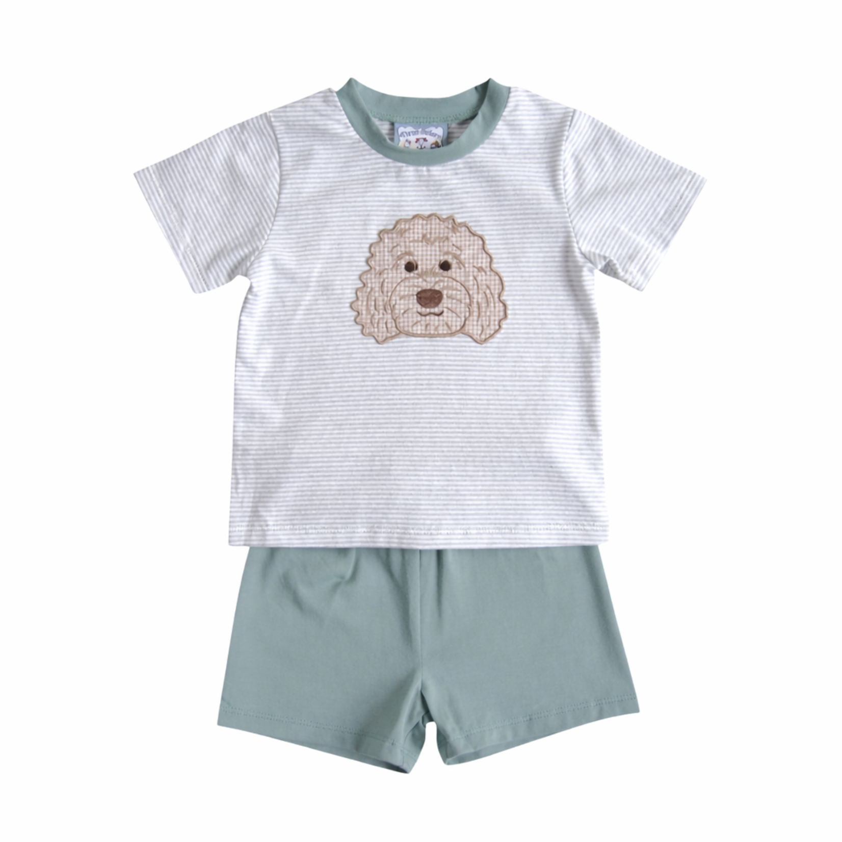 Three Sisters Doodle Boy Short Set