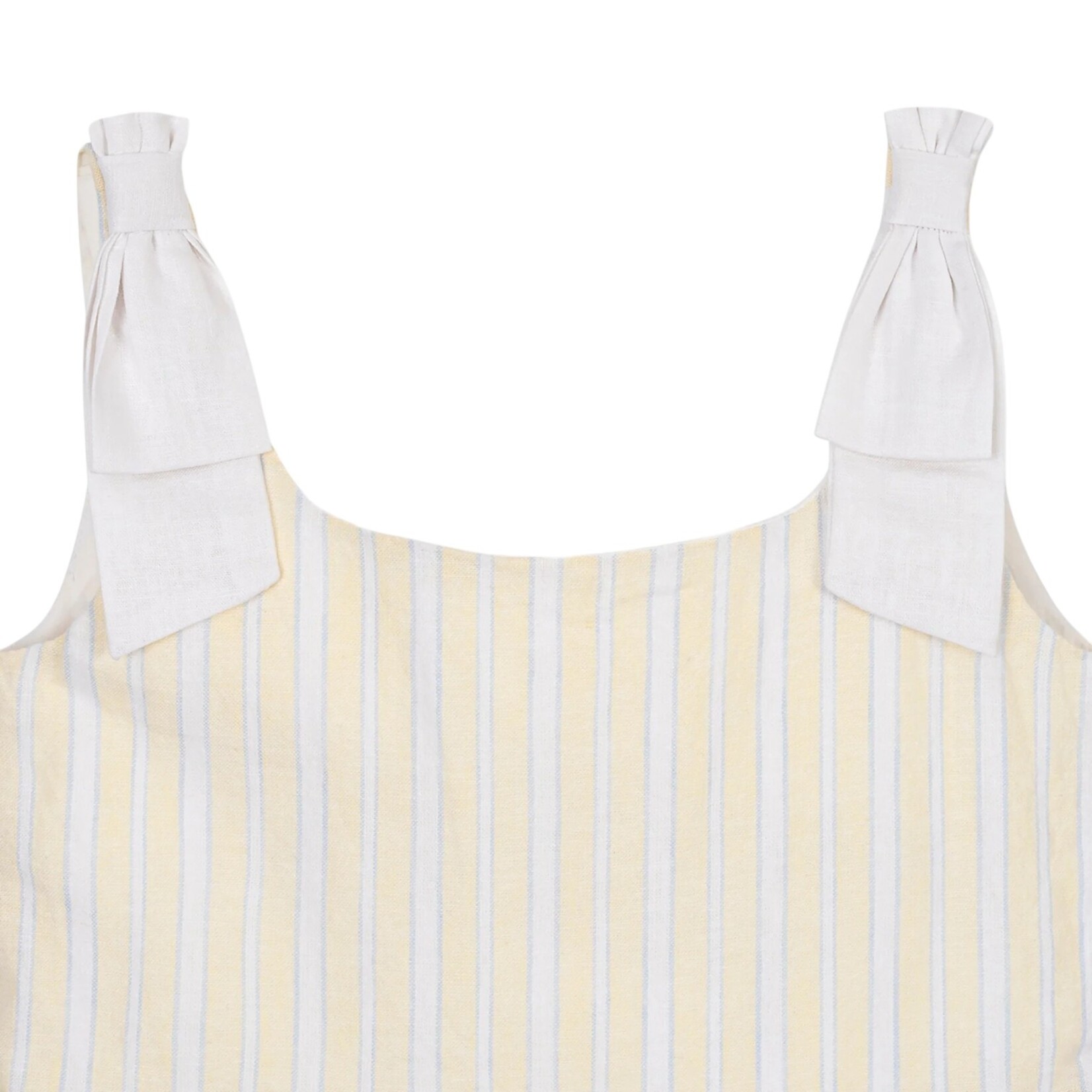 Hope & Henry Sunlit Stripe Linen Dress