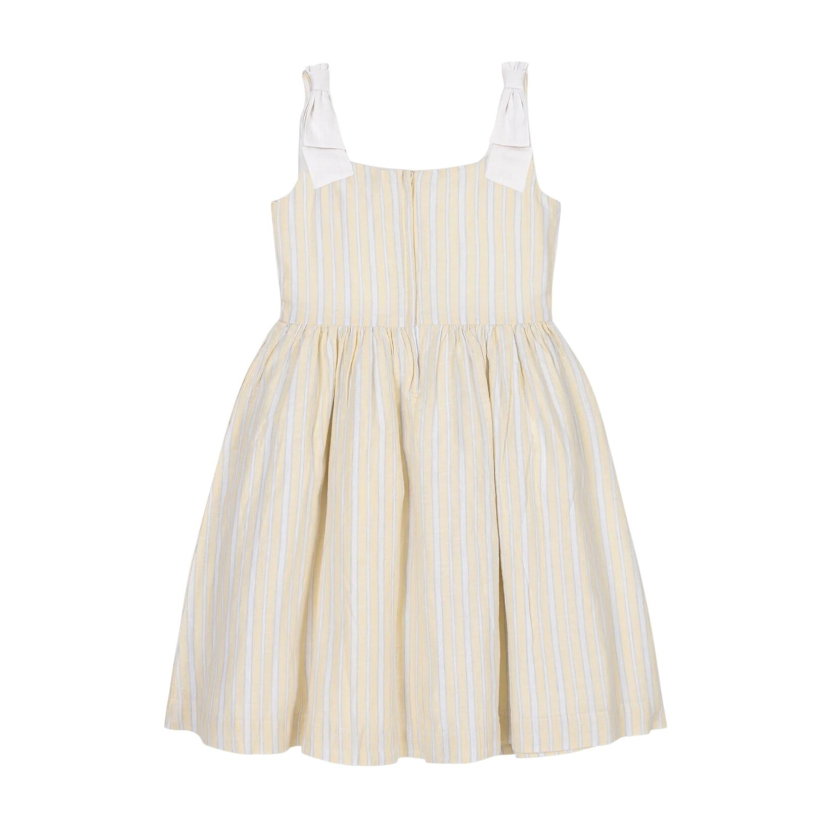 Hope & Henry Sunlit Stripe Linen Dress