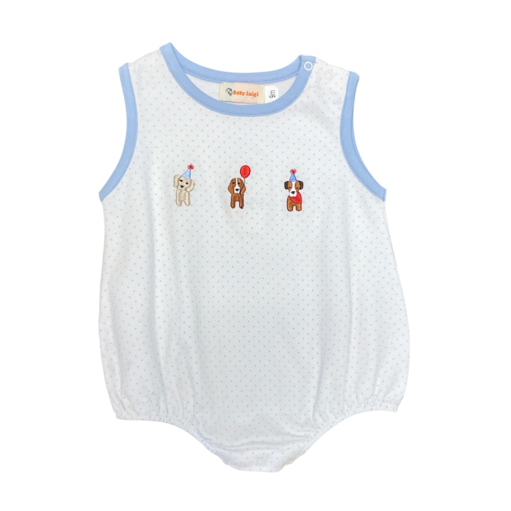 Luigi Kids Blue Party Puppies Bubble