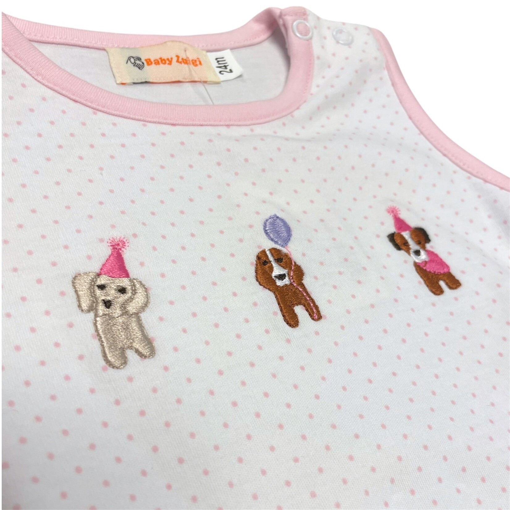 Luigi Kids Pink Party Puppies Bubble