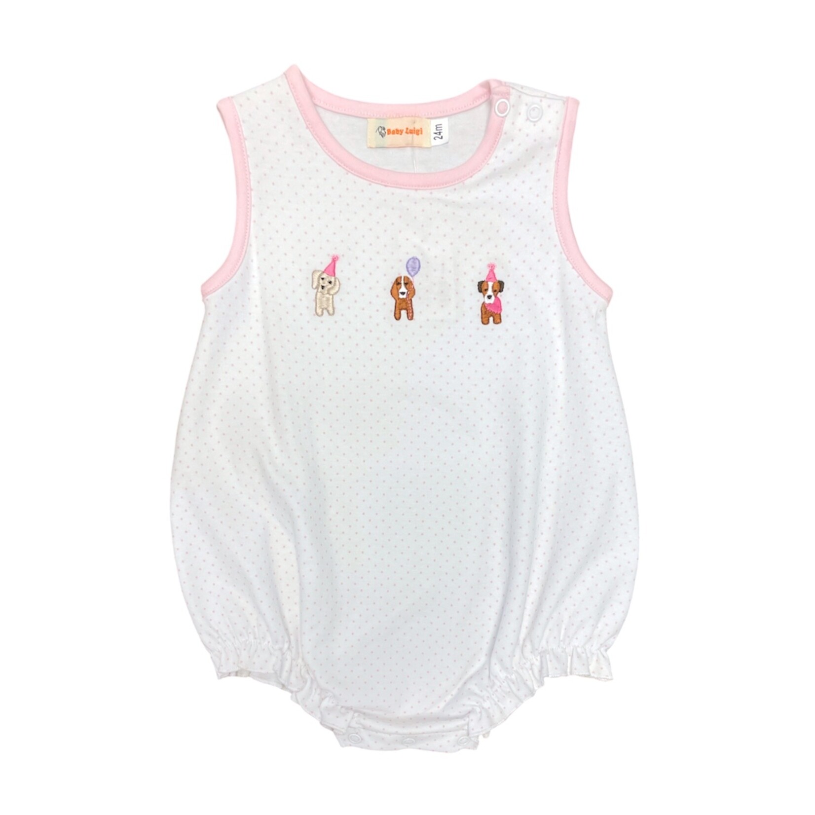 Luigi Kids Pink Party Puppies Bubble