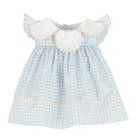 Sophie & Lucas Classic Blue Peach Petal Dress